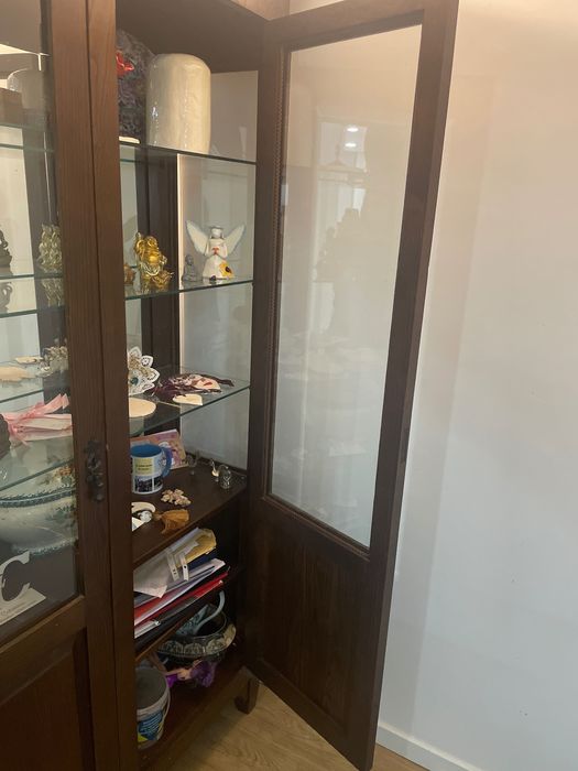 Móvel vitrine madeira antigo