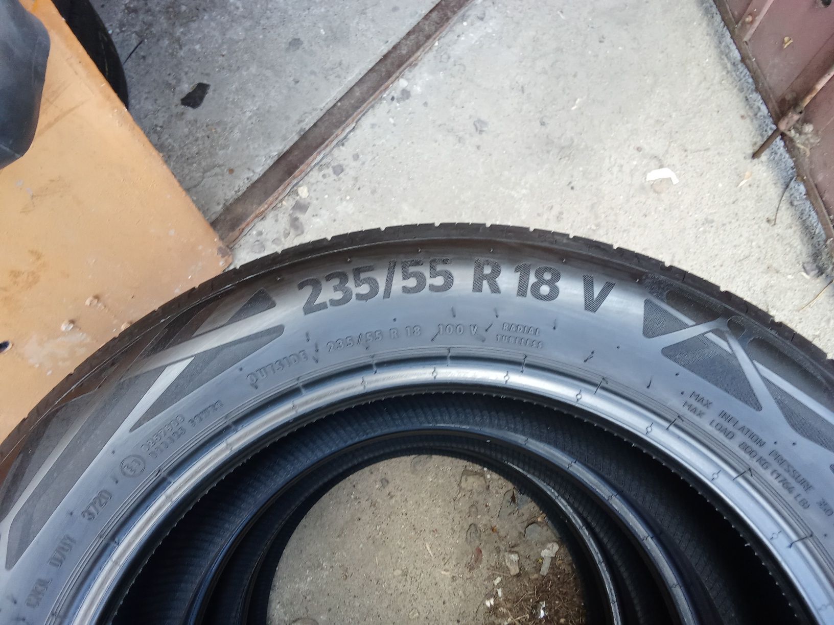 4szt NIE NAPRAWIANE 235/55R18, Continental, pełen bieżnik