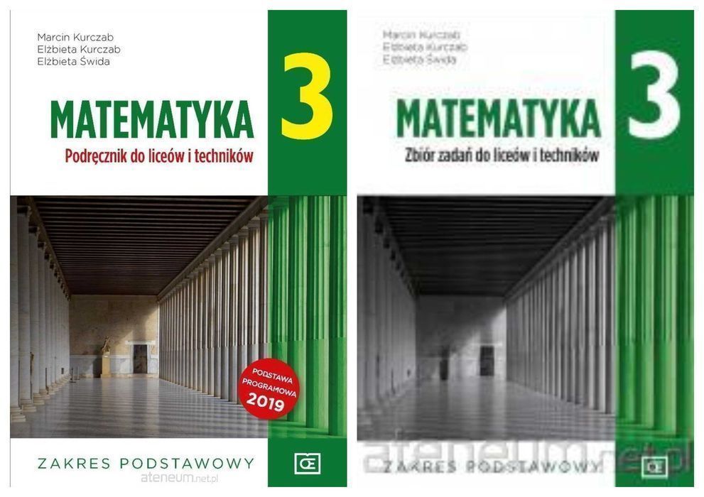 /NOWE/ Matematyka 3 Zbiór zadań + Podręcznik Zakres Podstawowy PAZDRO