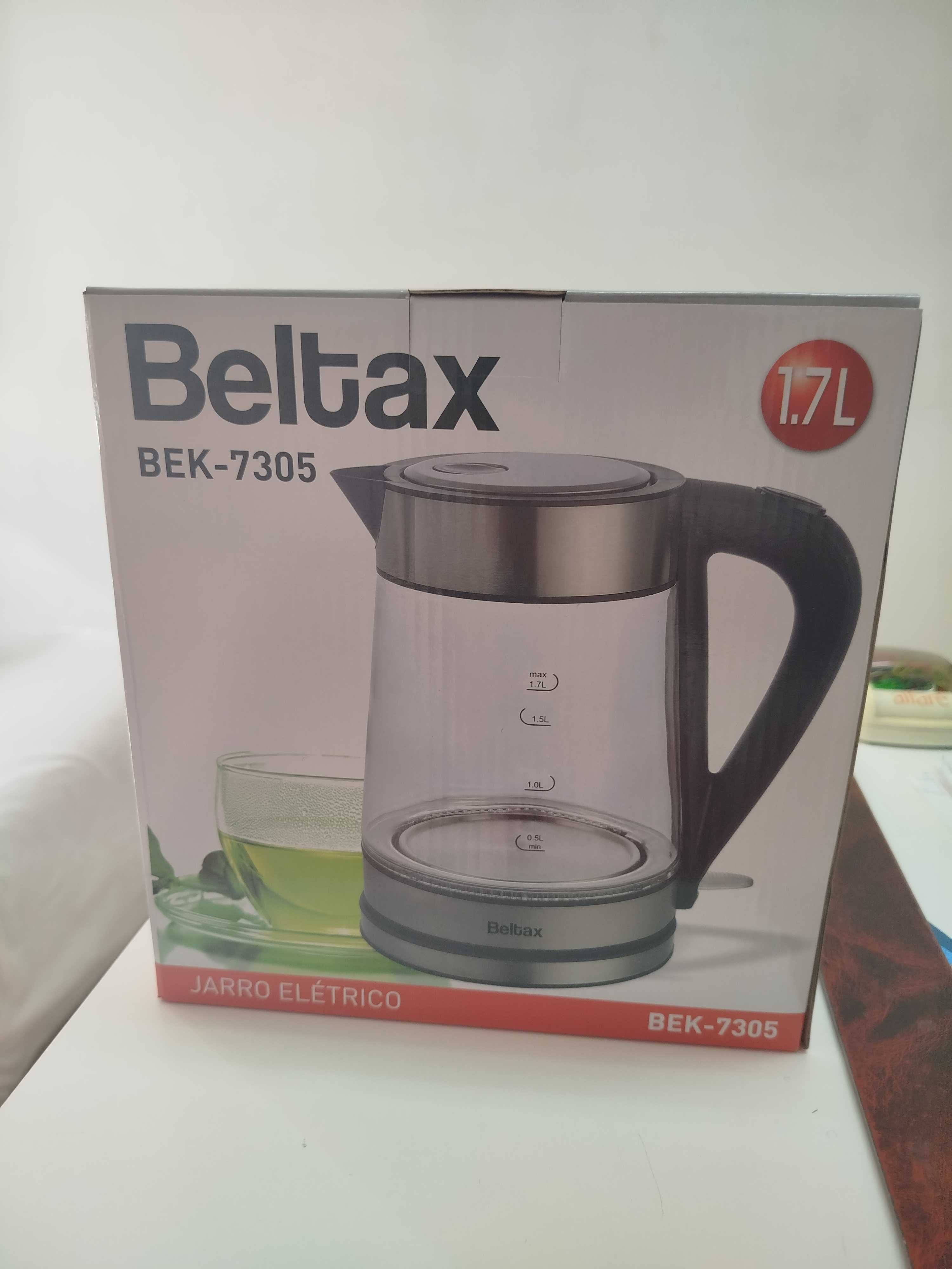 Jarro Eléctrico Beltax BEK-7305 (1.7 L - 2200 W - Vidro) - NOVO