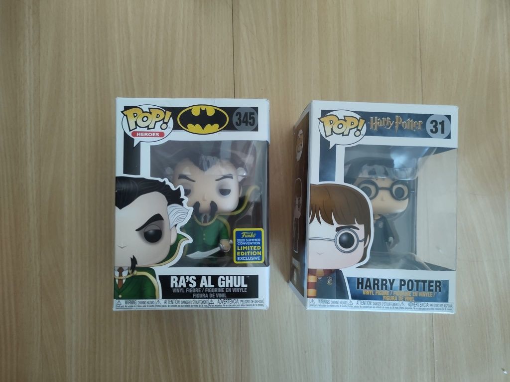 Funko Pop (Harry Potter e Ra's Al Ghu)l