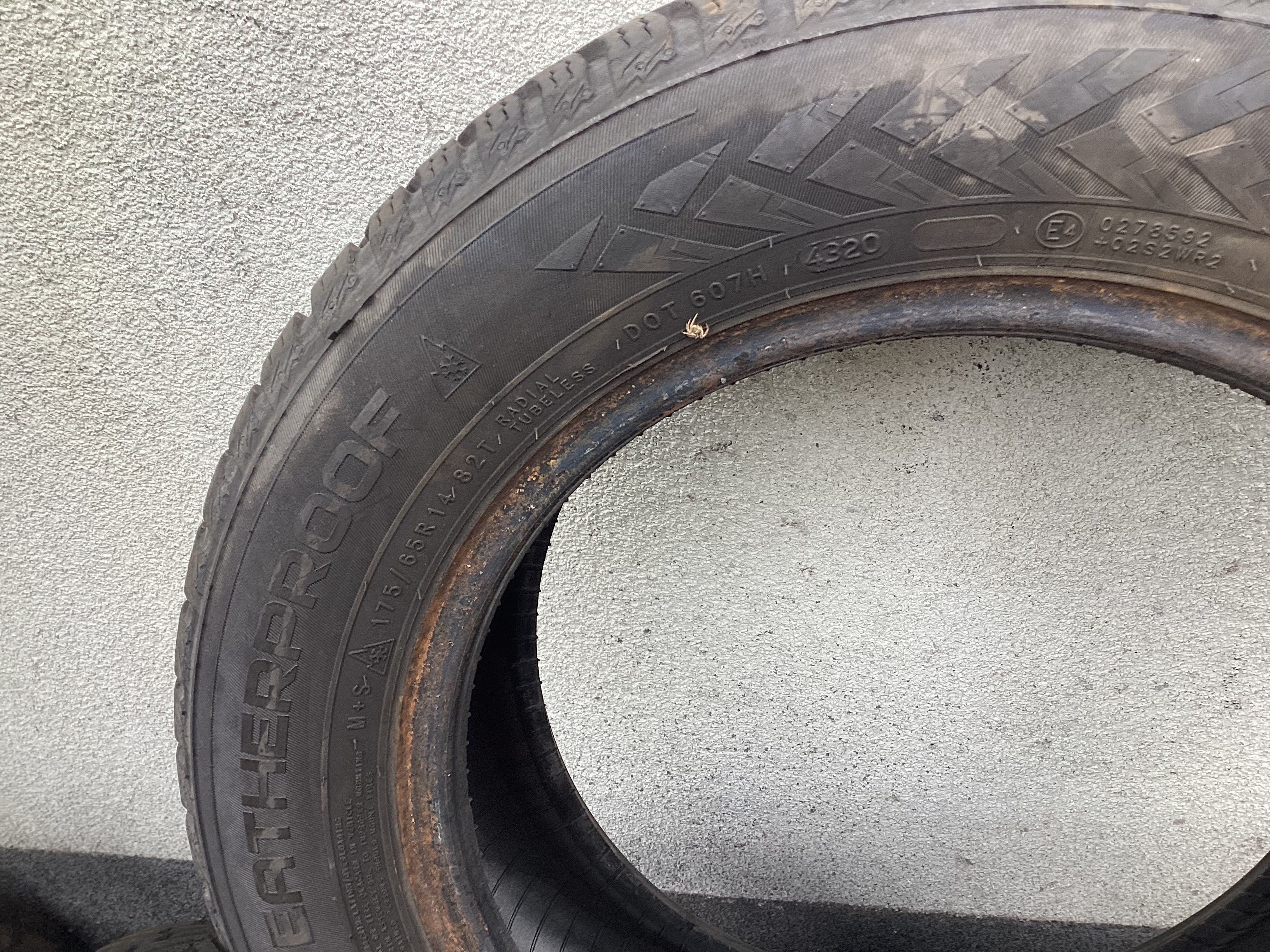 NOKIAN 175/65r14 4szt opony zima zimowe 6.8mm 2020r