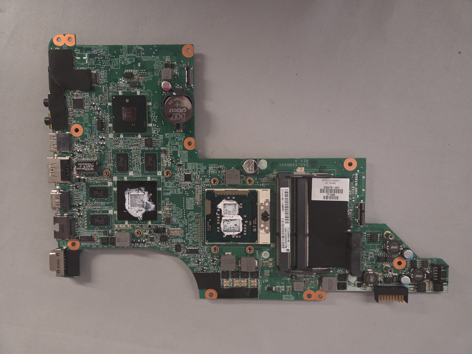 Sprzedam sprawną płytę główną + i5 gen 1 do laptopa HP DV6 3170ew