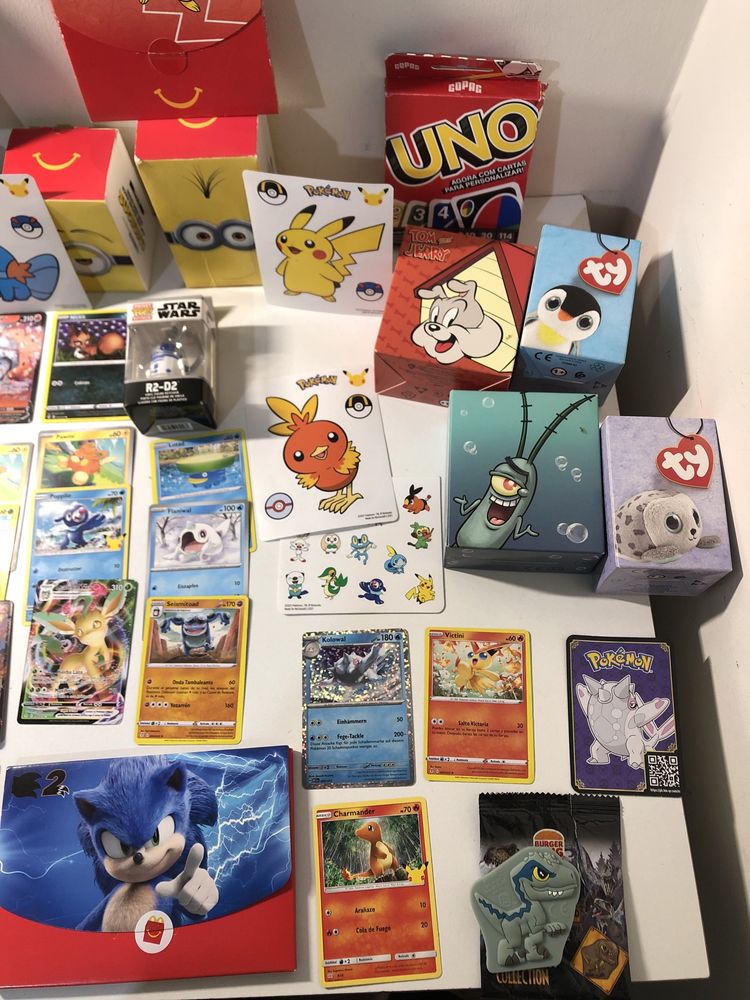 Brinquedos McDonalds colecão