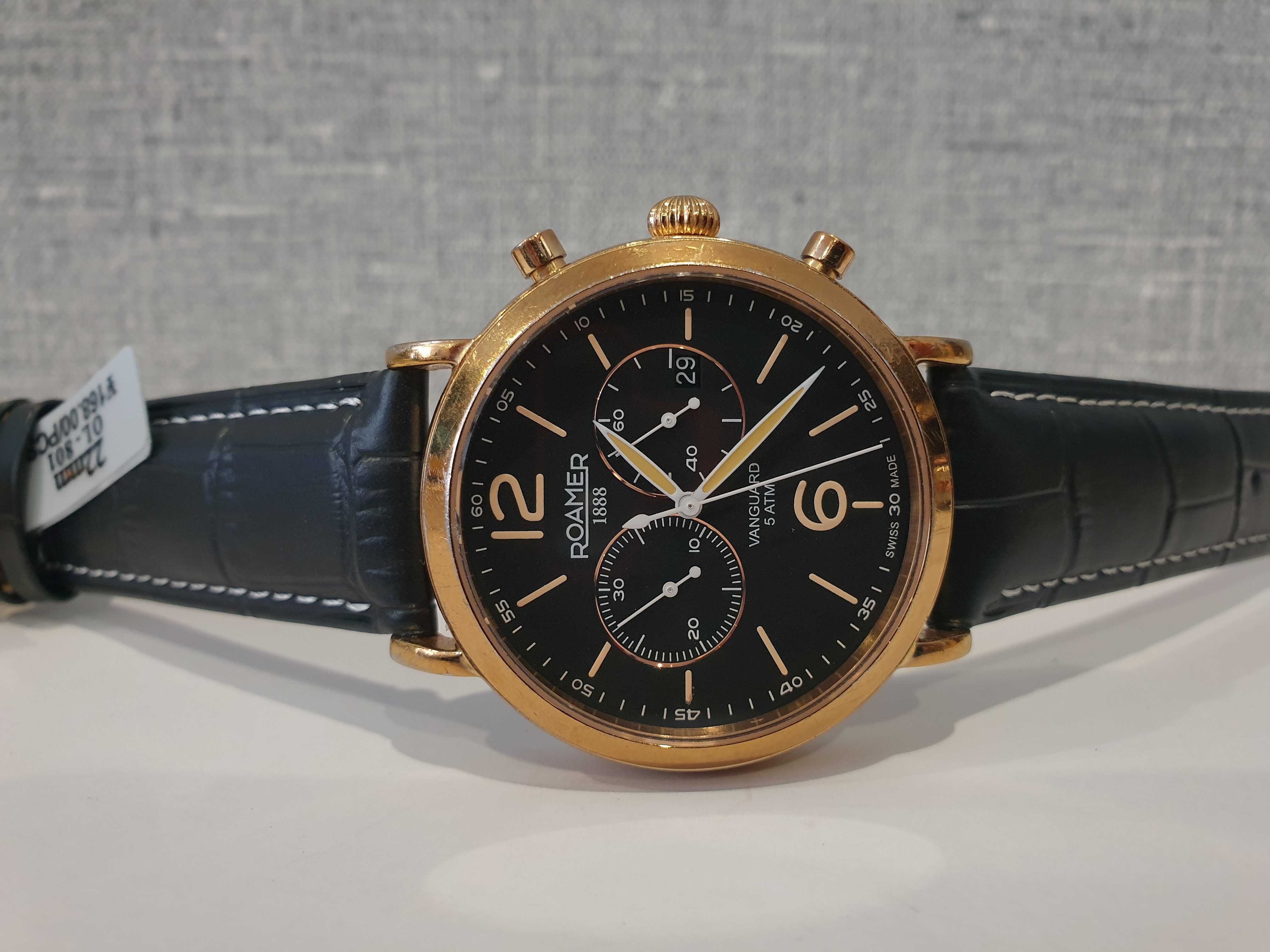 Чоловічий годинник часы Roamer Vanguard 42mm Chronograph 42мм