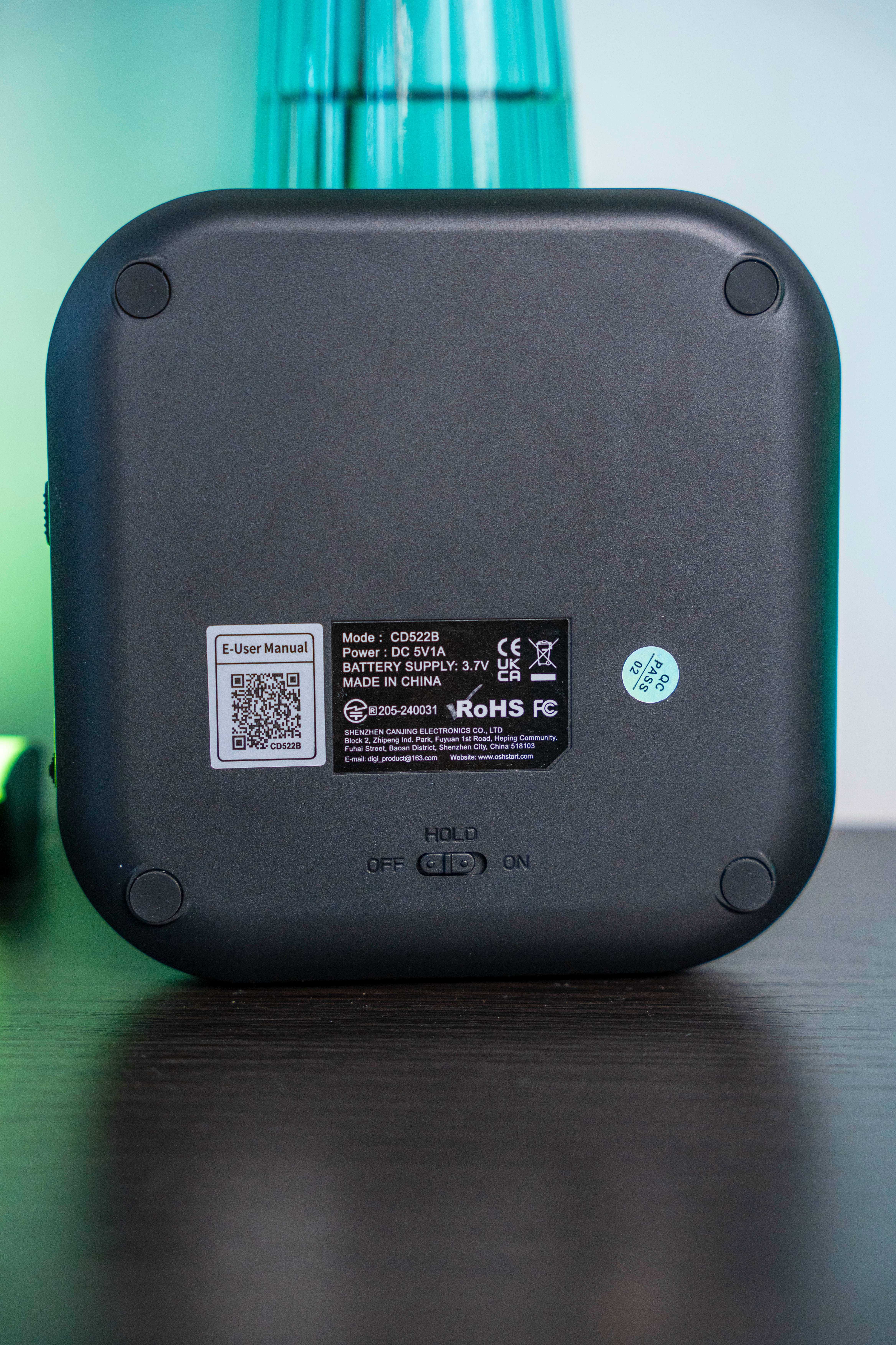 Przenośny odtwarzacz CD Bluetooth