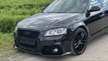 A3, Chip tuning, Zadbany, 212 koni, Udokumentowny przebieg, Czarna