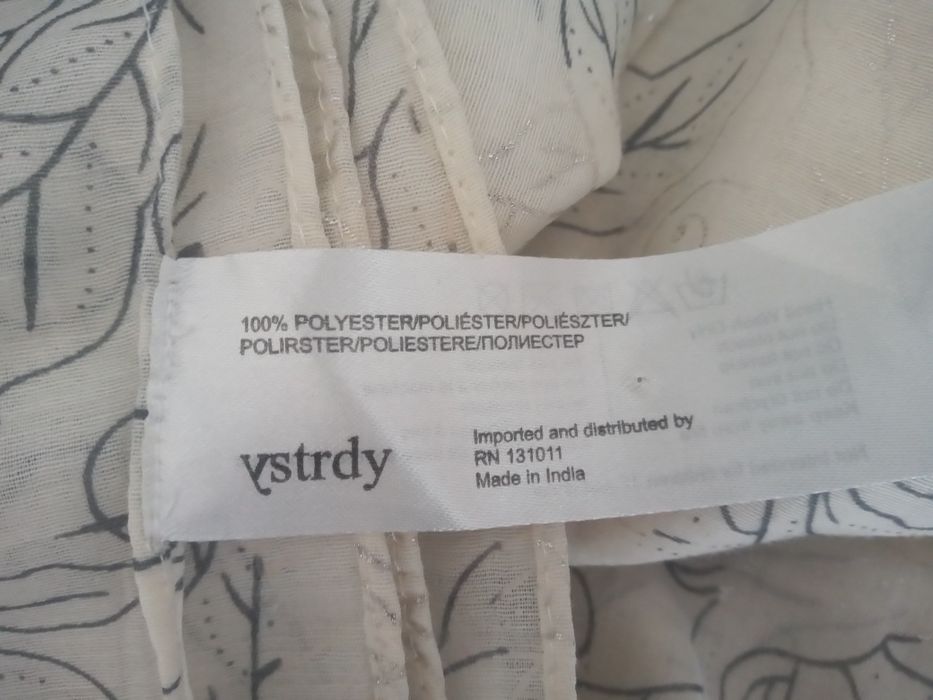 Apaszka kremowa wzorki