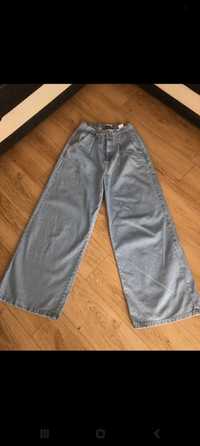 Szerokie jeansy r.36
