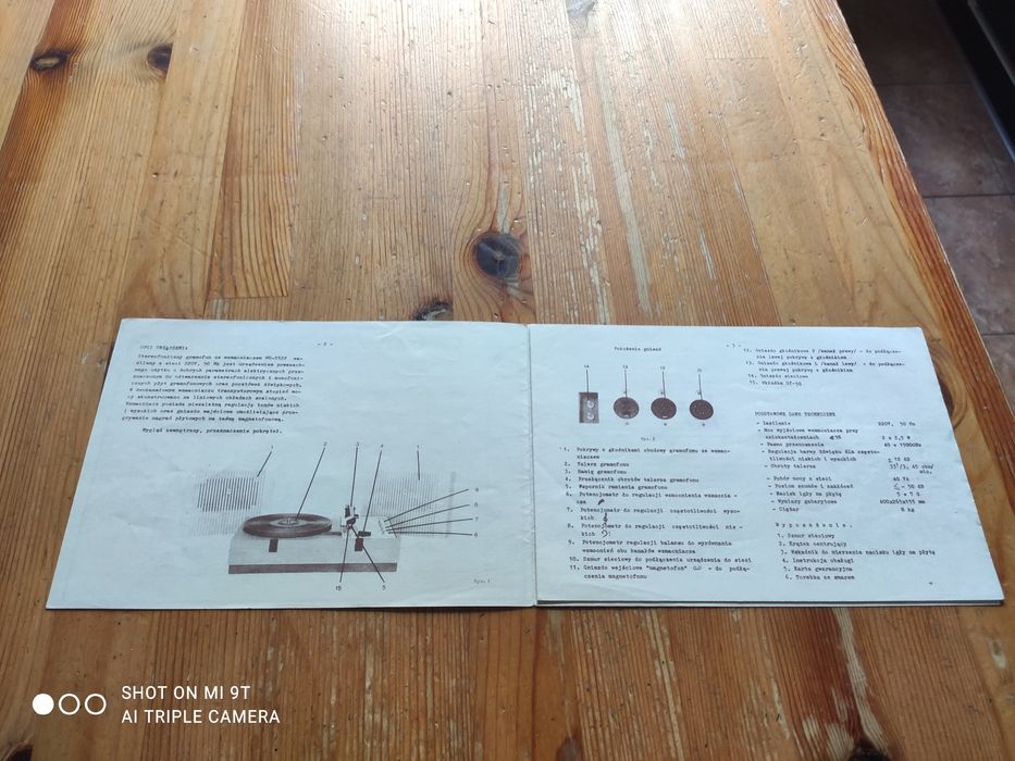 UNITRA fonica instrukcja obsługi dla kolekcjonerów
