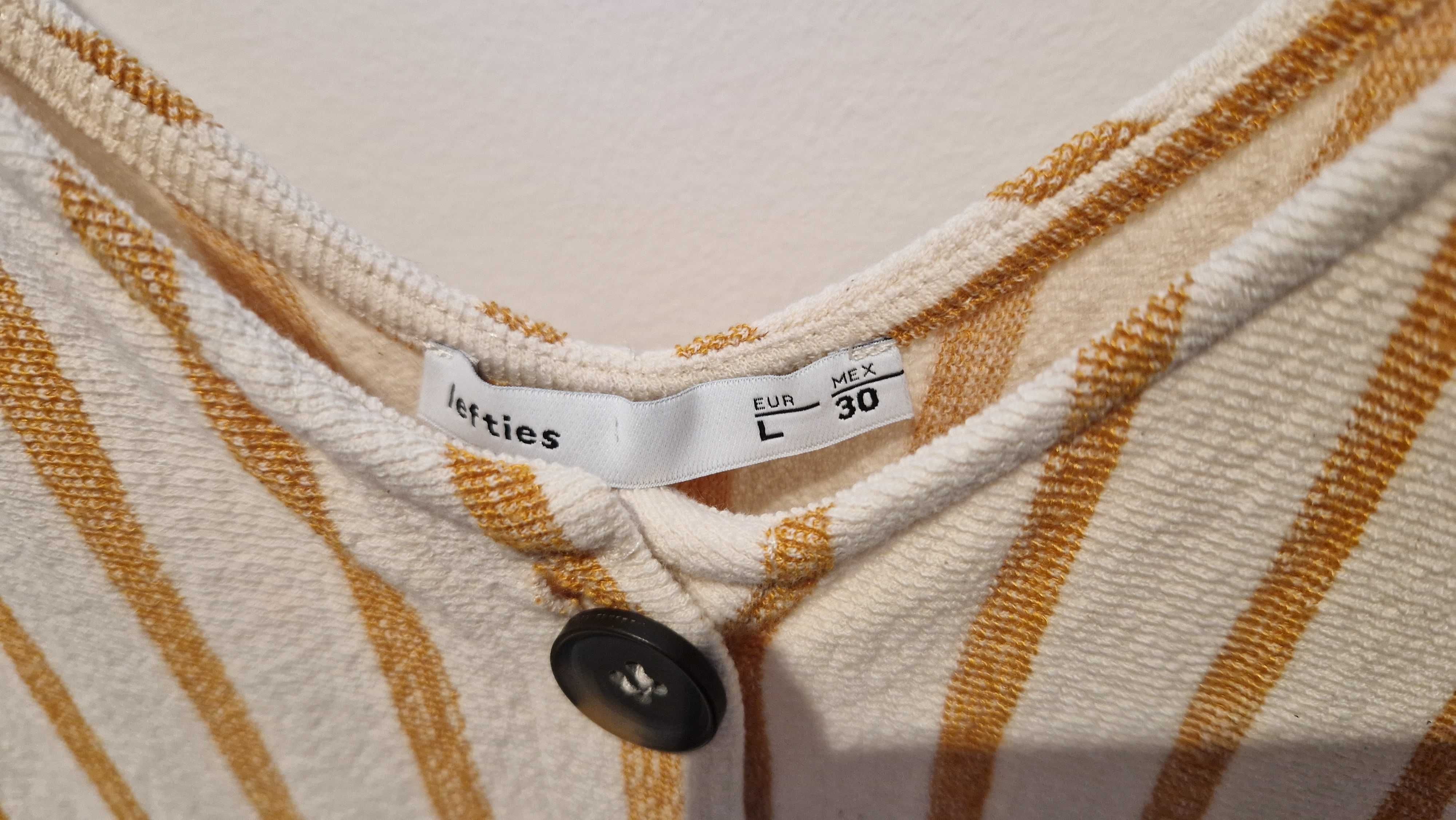 Macacão calção, Lefties, com botões, tamanho L