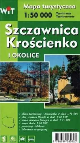 Mapa tur. - Szczawnica, Krościenko... 1:50 000 - praca zbiorowa