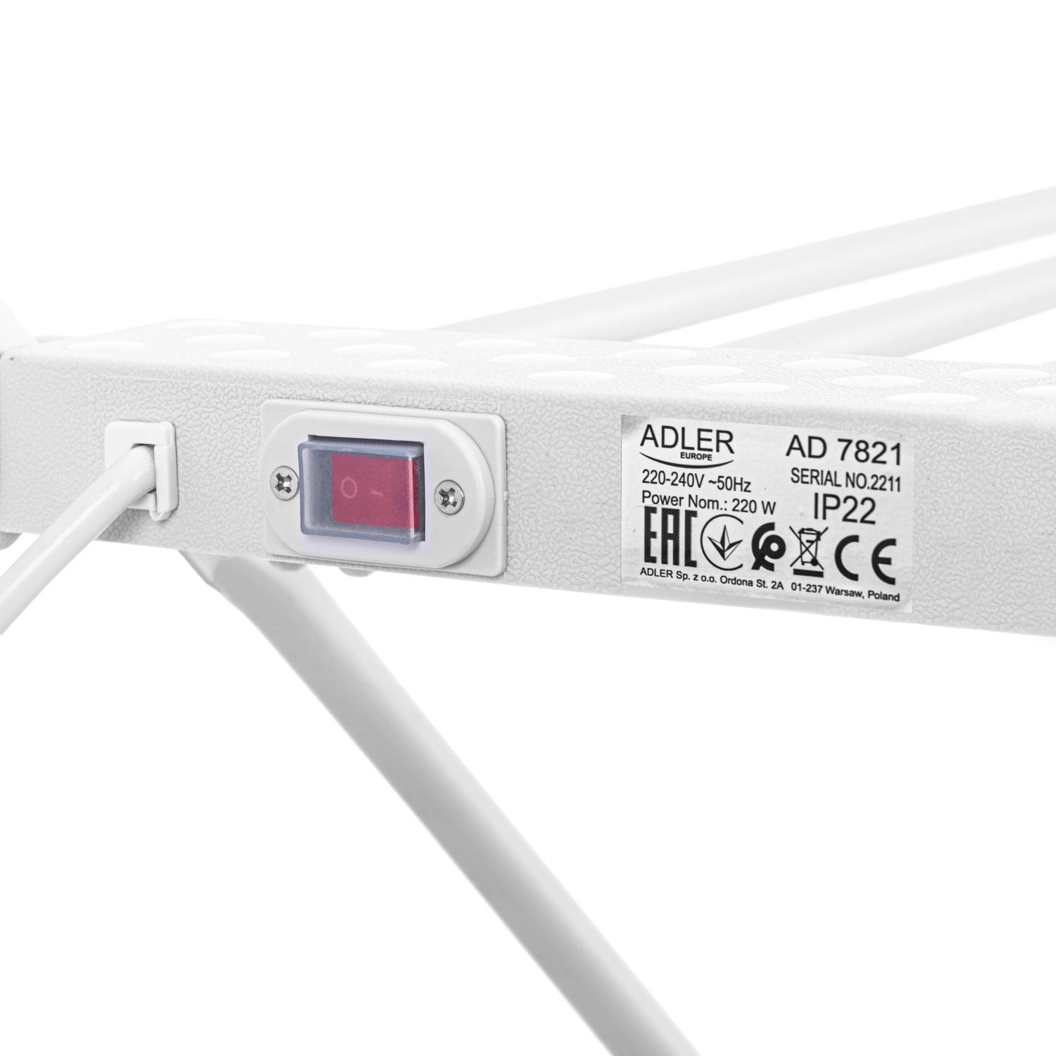 Elektryczna suszarka do ubrań Adler AD7821