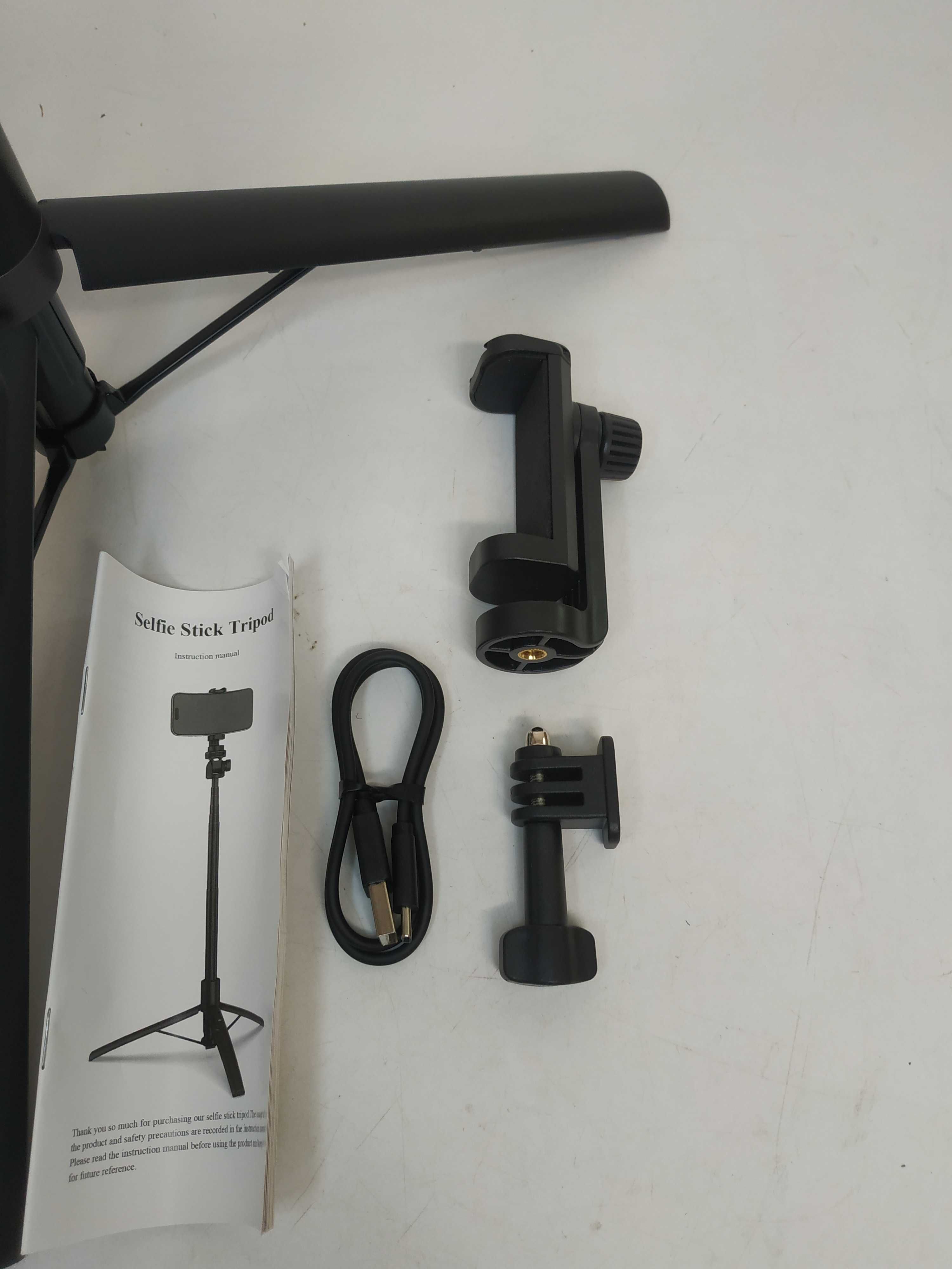 Gehenwo 155cm Statyw do selfie, statyw do telefonu obracany o 360°