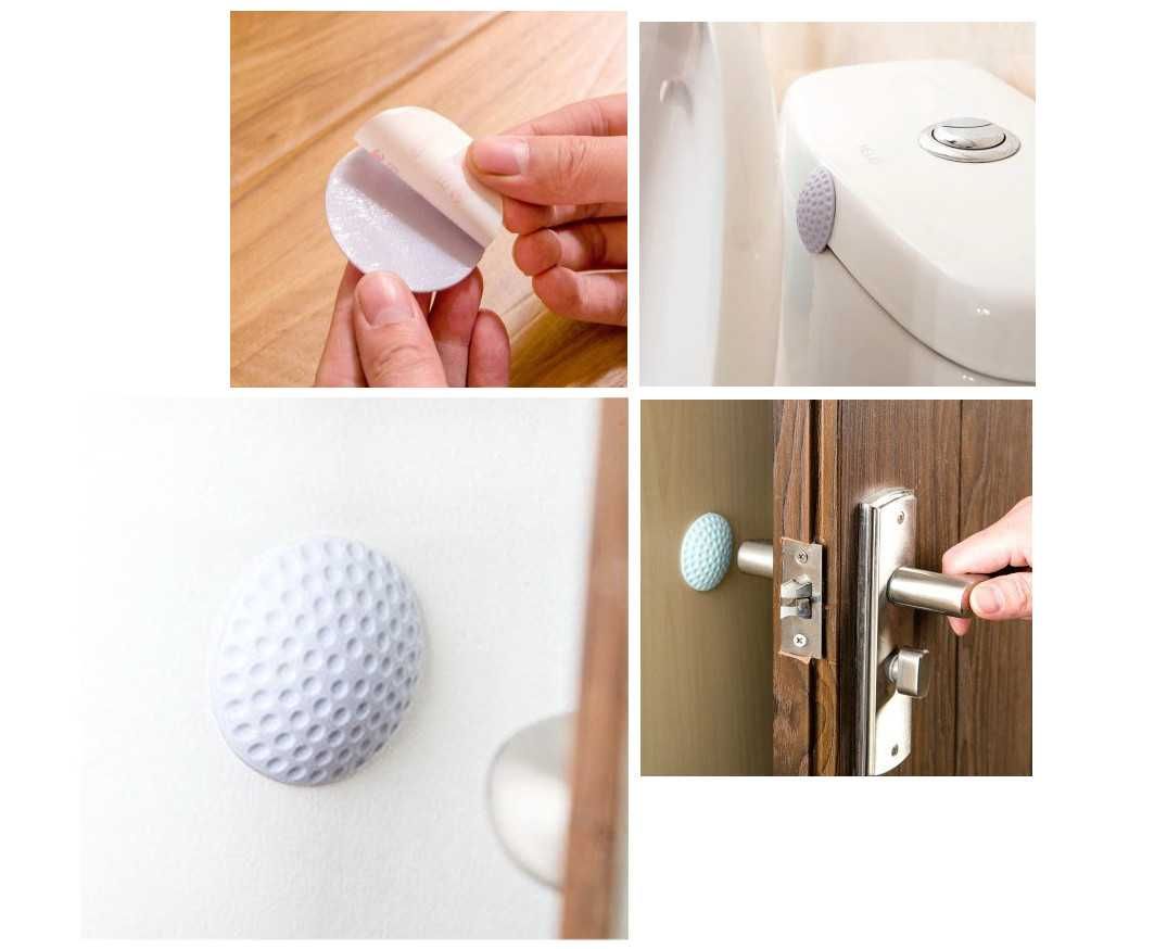 Odbojnik przyklejany 5 cm biały samoprzylepny