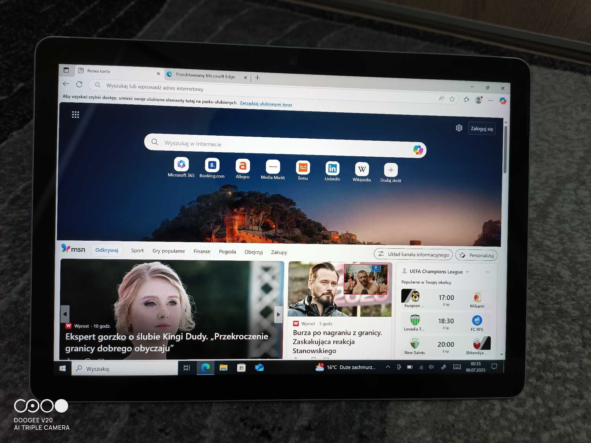 tablet microsoft surface 100% sprawny i bardzo zadbany polecam
