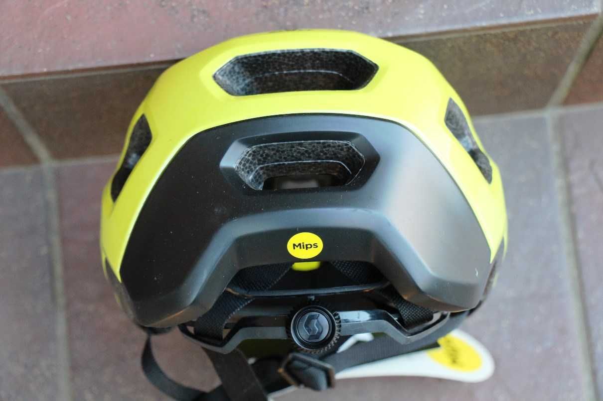 Kask Scott Agro Plus Junior Xs/S 49-53 Mips Nowy Limonka Okazja !!