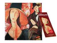 Ściereczka do okularów A. Modigliani, Kobieta w kapeluszu i M Varvogli
