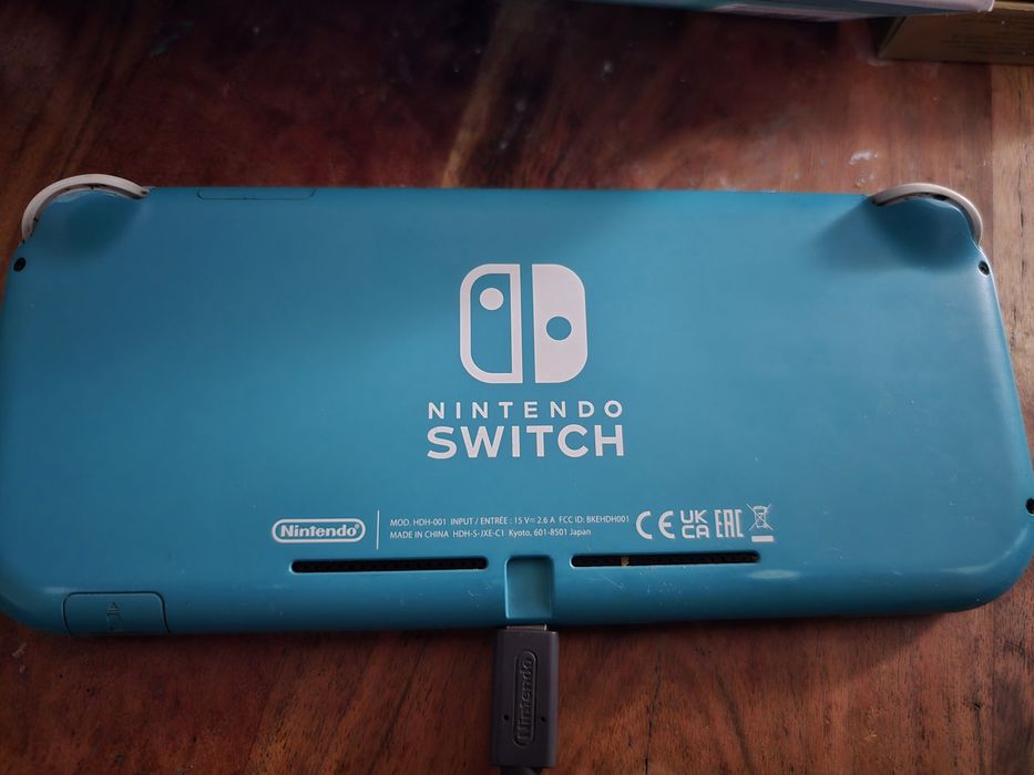 Nintendo switch lite turquesa desbloqueada