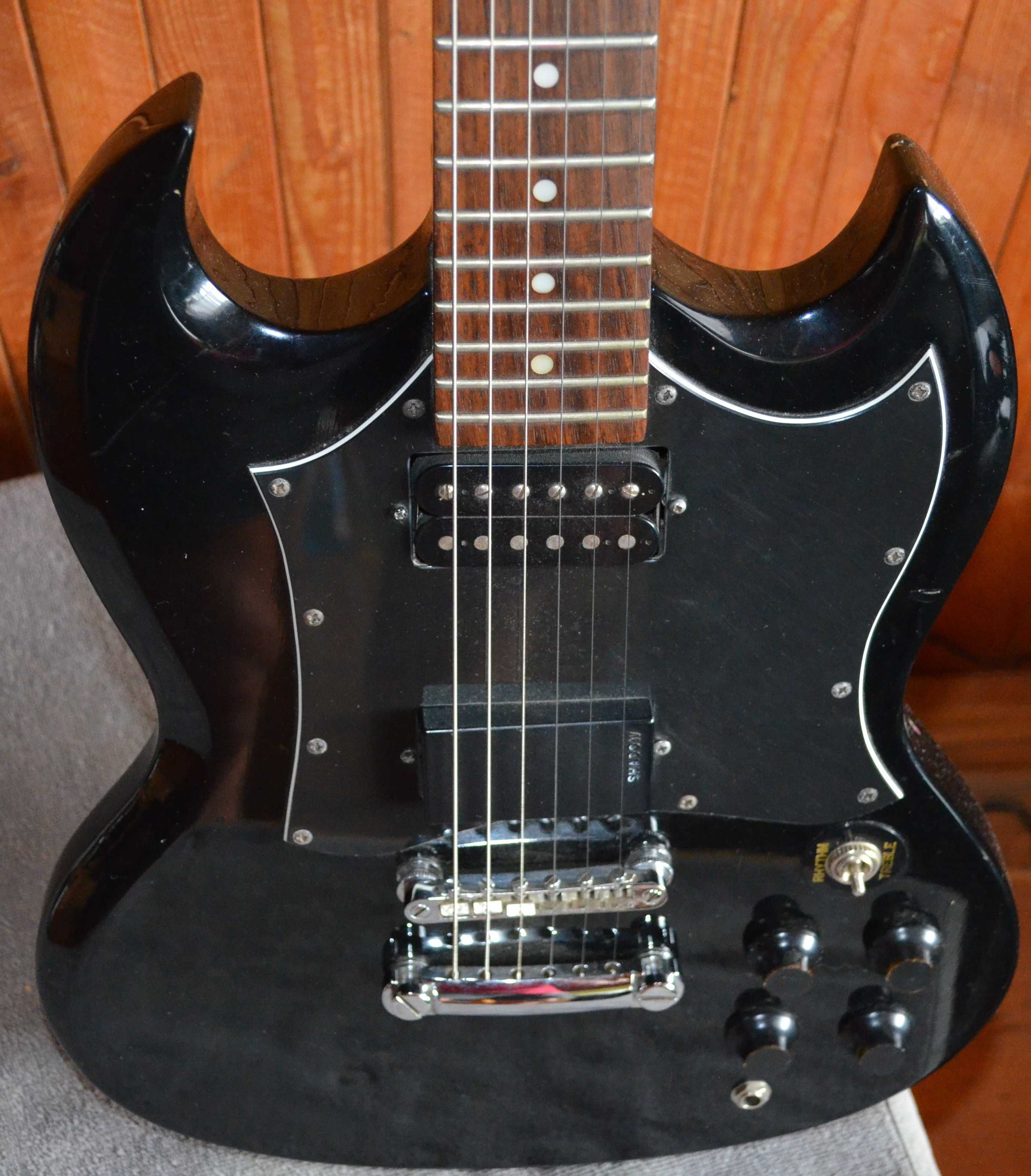 Epiphone Gibson gitara elektryczna + Pokrowiec Ibanez + kabel