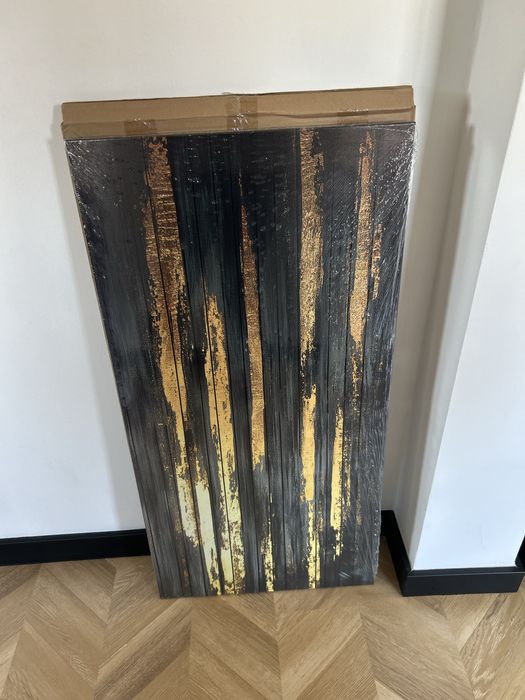 Obraz 100x50 abstrakcja płótno z ramką