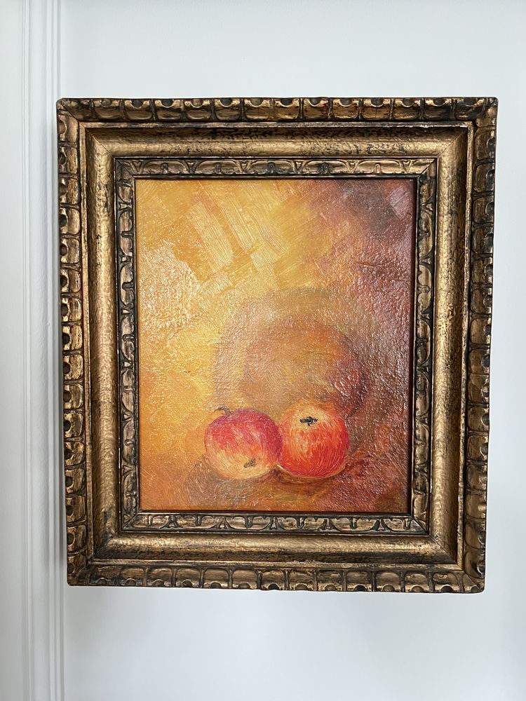 Stary obraz olejny angielski ok 1930 olej Sotheby’s aukcyjny