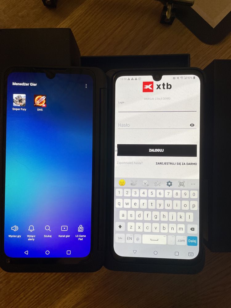 Lg g8x w zestawie z drugim ekranem
