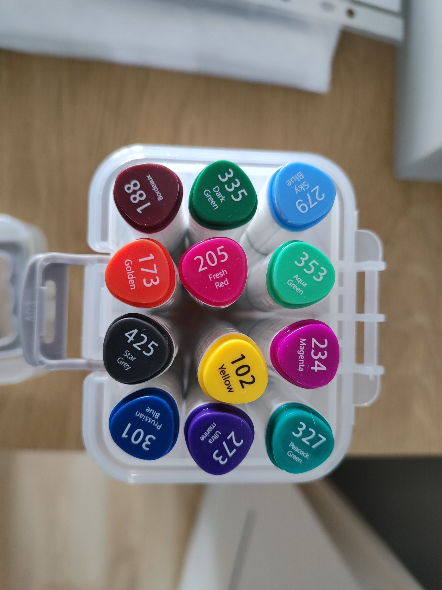 Nowe Markery alkoholowe do prac artystycznych 12 kolorów