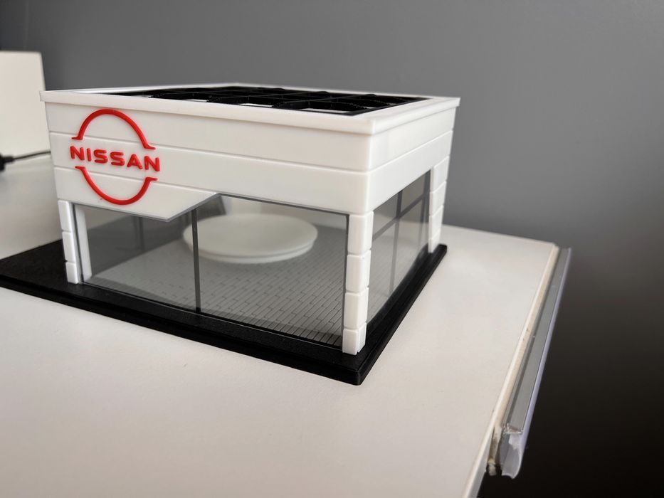 Diorama Stand Automoveis Nissan 1:64