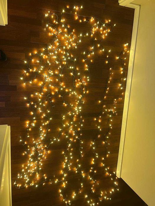 Girlanda LED – 25 m / 500 diod – ciepłe białe światło