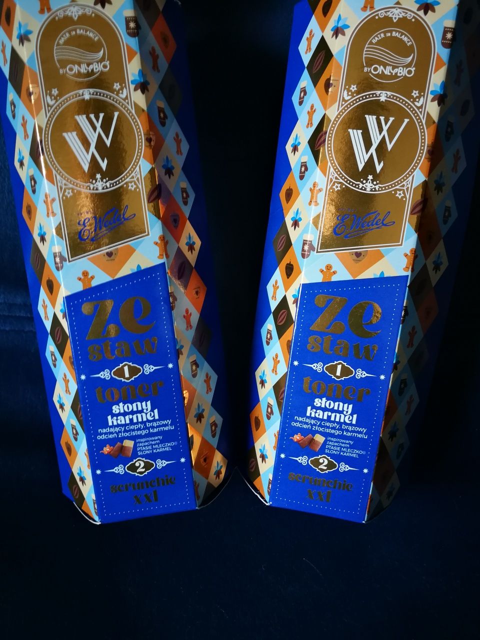 Zestaw 2 sztuki Onlybio E. Wedel toner do włosów słony karmel blond