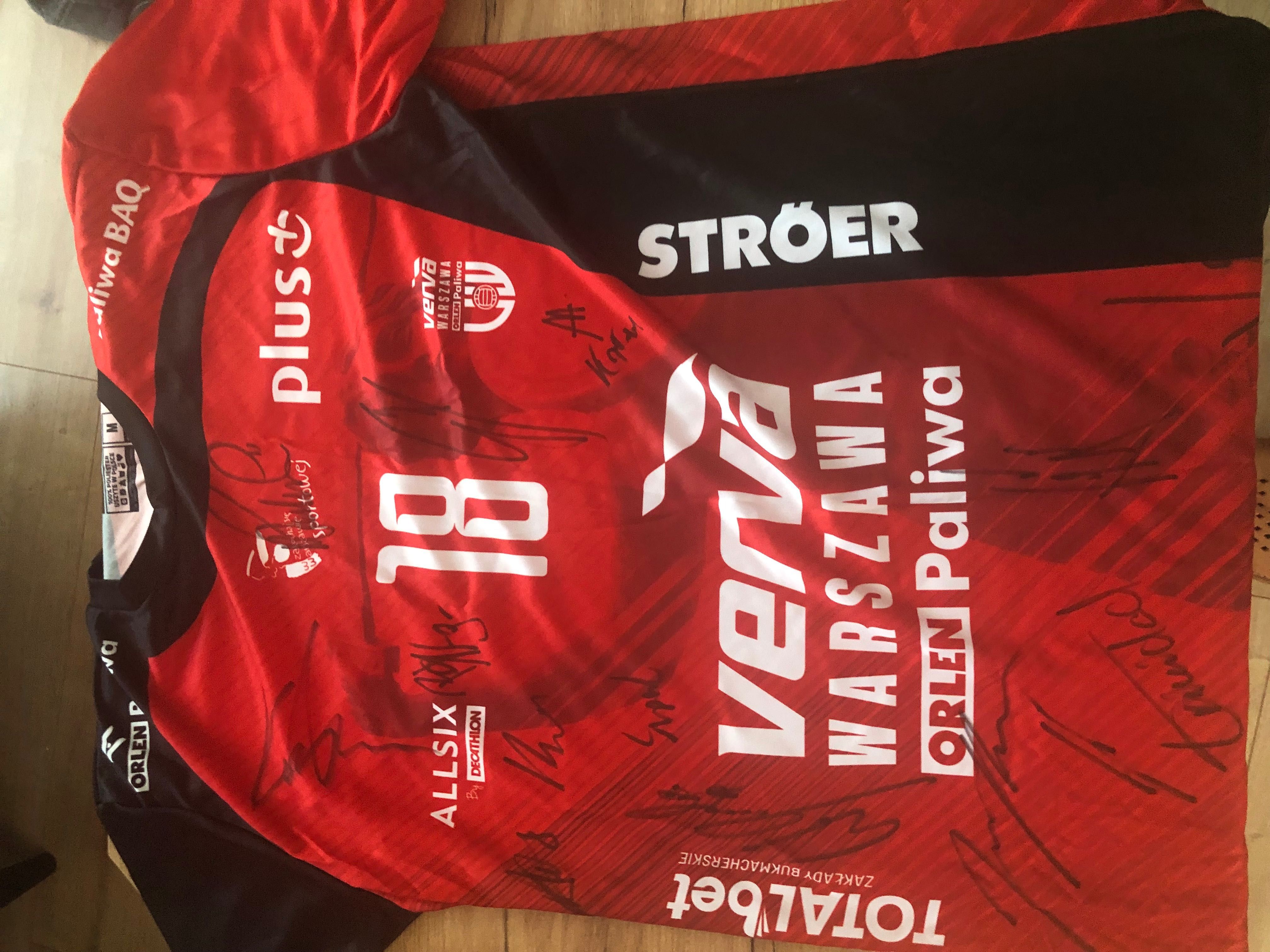 Koszulka Projekt Warszawa/Verva Warszawa autografy
