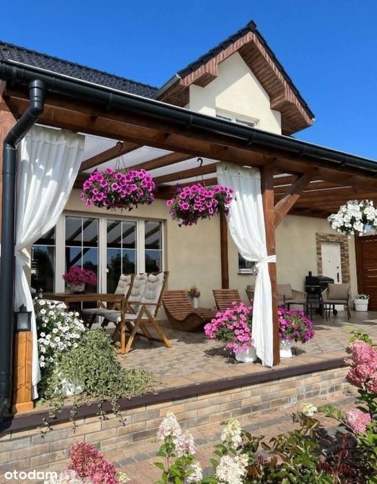 Komfortowy, energooszczędny, umeblowany dom z pięknym, dużym tarasem !