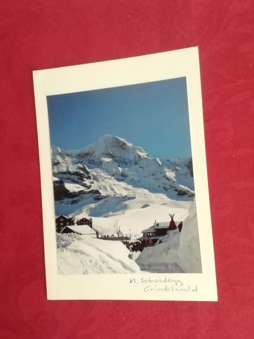Postal com foto de Grindelwald, Suiça