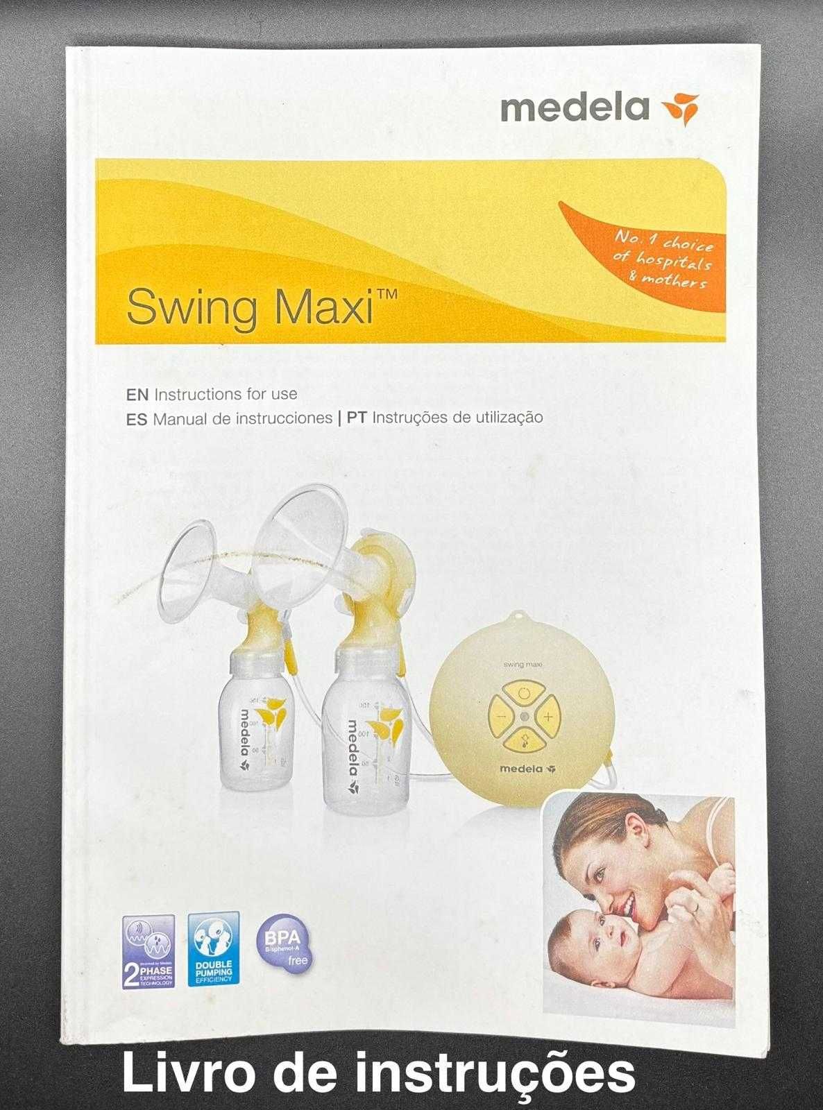 Medela | Extrator de leite materno duplo Swing Maxi (Kit completo)