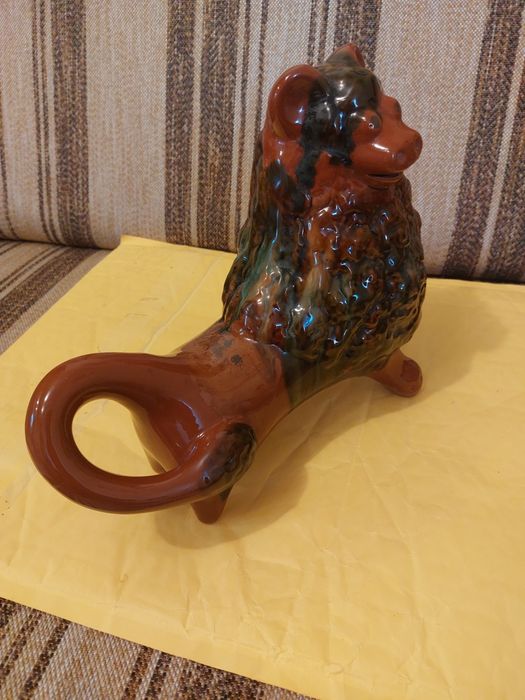 Статуетка "Лев", Васильківська майоліка за зразком Протор'євих