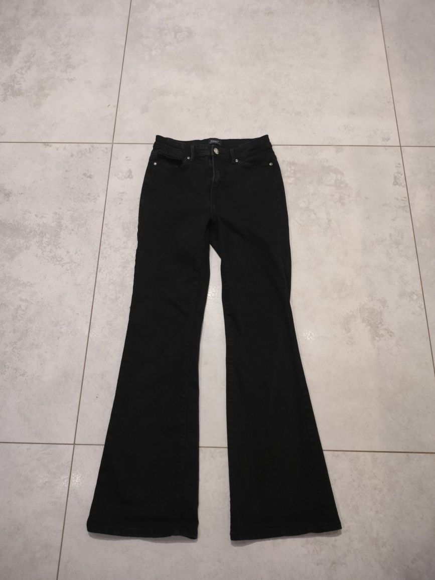 Spodnie jeans dzwony Only