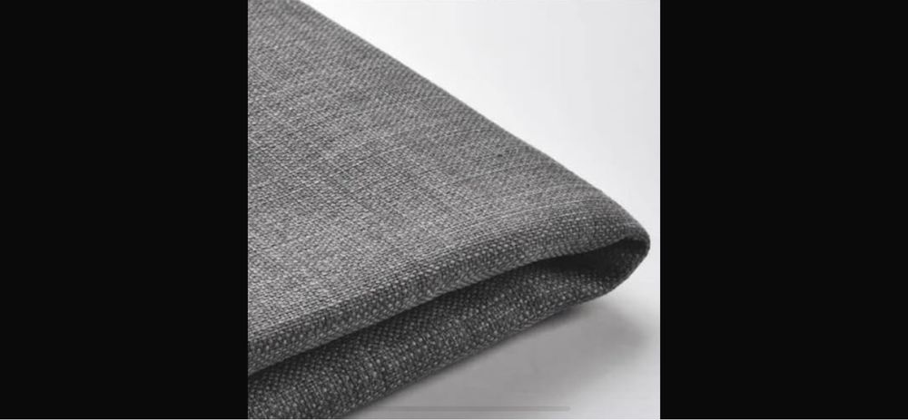 Capa Sofá IKEA KIVIK 2 lugares Skiftebo Dark Grey como NOVA