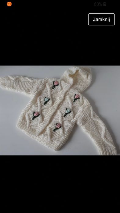 Sweterek dla dziewczynki  86