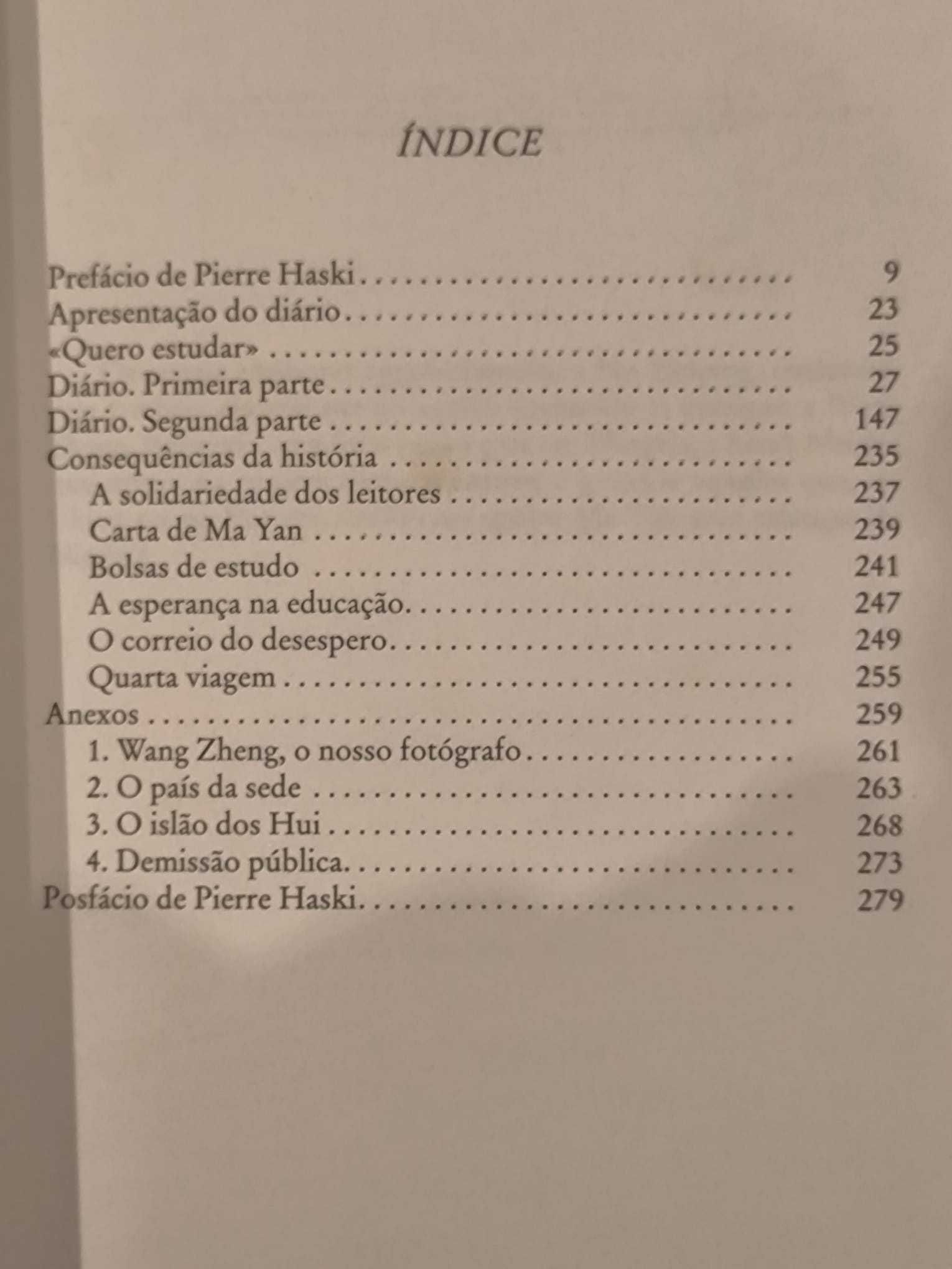 Livro "O Diário de Ma Yan - A vida quotidiana de uma criança chinesa"