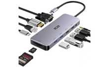 Adapter Hub 11w1 USB C adapter HDMI 4K IZEC-TH11 ICZI