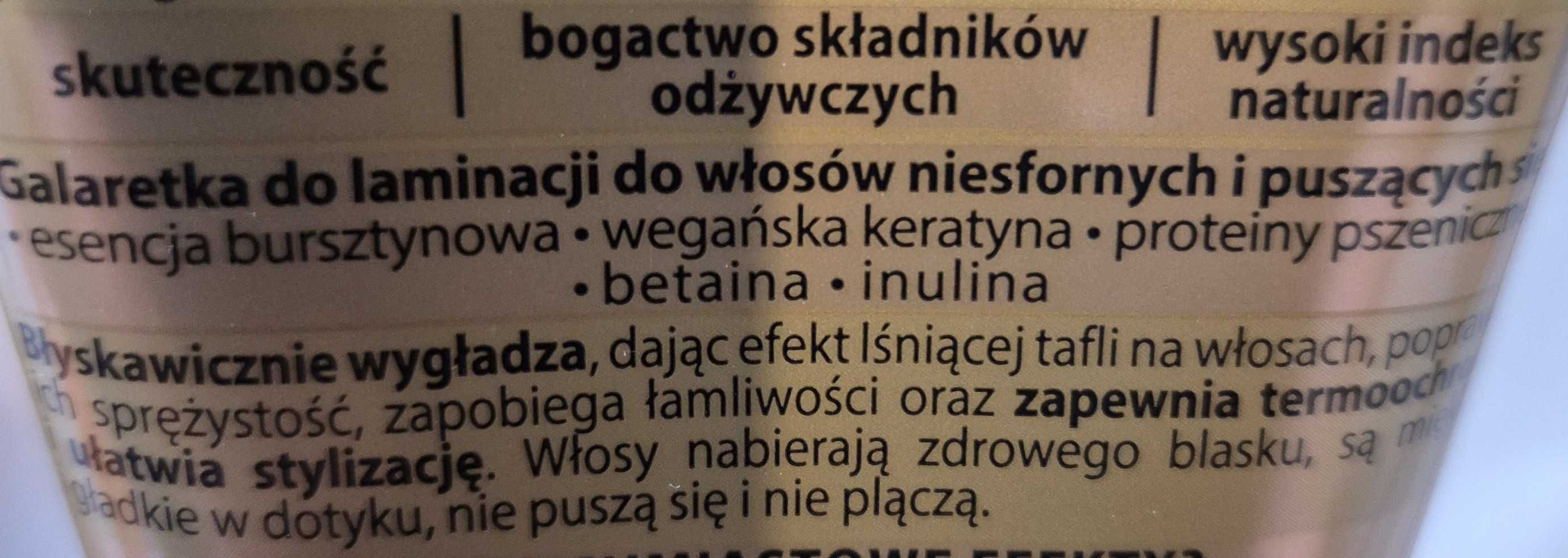 Farmona Jantar Galaretka do laminacji włosów puszących się odżywka