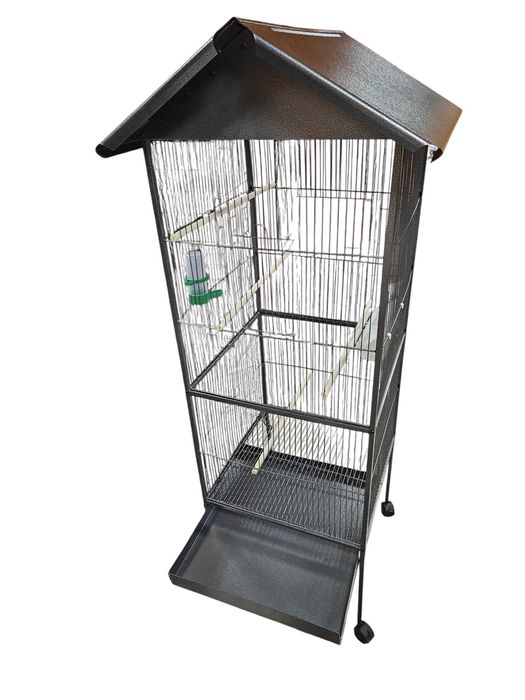 Klatka woliera dla papug i ptaków egzotycznych duża xxl daszek