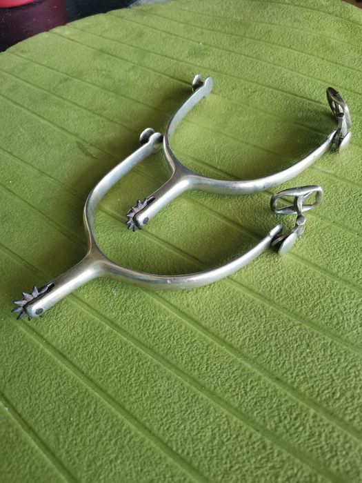 Par de esporas prata séc. XIX