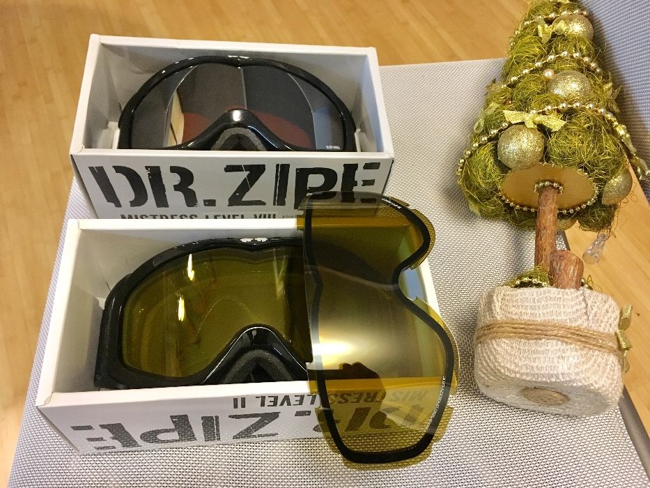 Лижні окуляри Dr.Zipe(Швеція)скло знімається та міняється(туман/сонце)