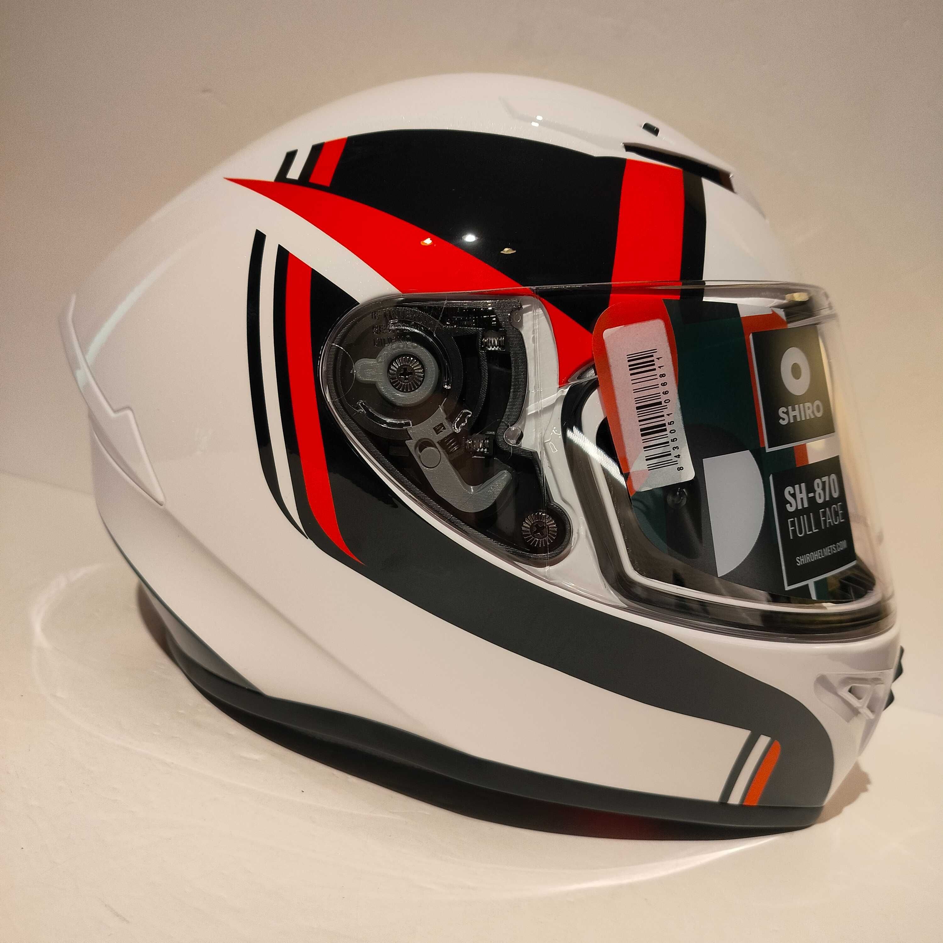 Capacete integral Shiro SH-870 mota scooter novo