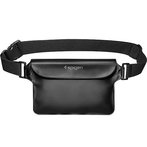 Spigen A621 Universal Waterproof Case & Waist Bag Black