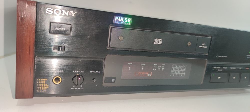 SONY CDP-X555ES CD Player Conversor Linear de Alta Densidade VINTAGE