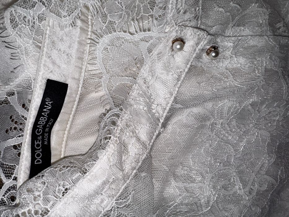 Блуза шелк Dolce Gabbana