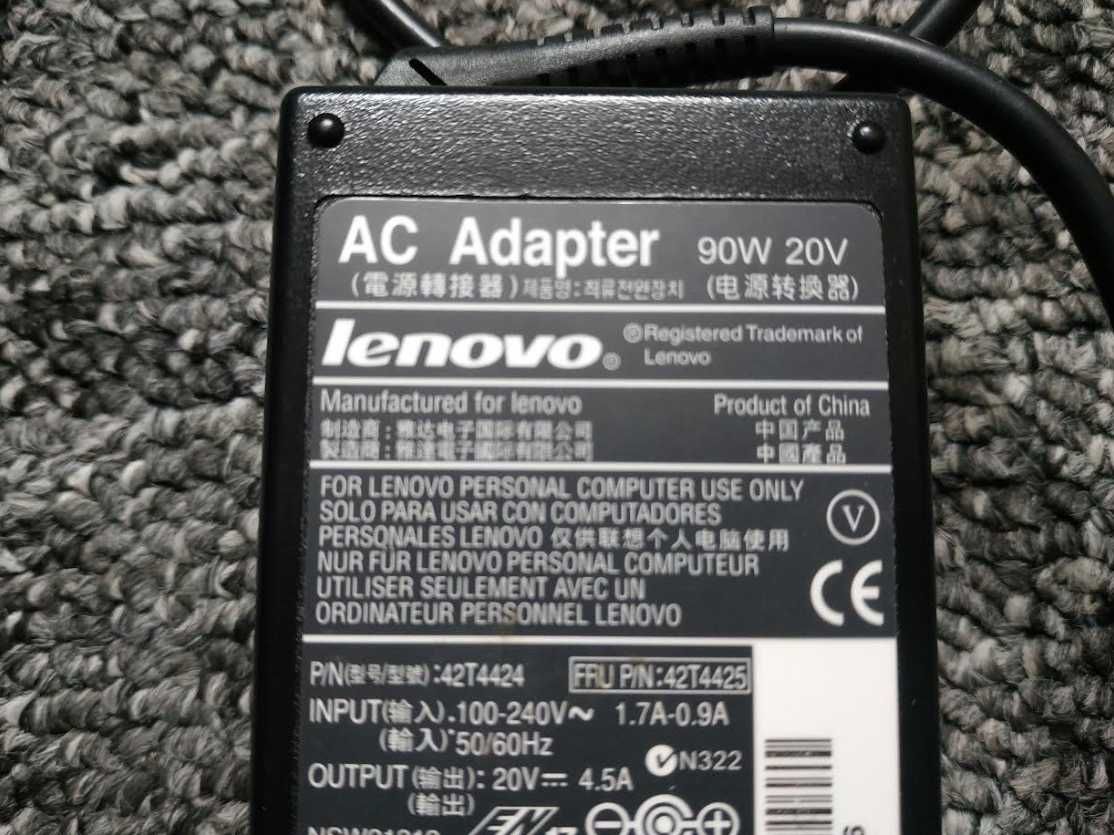 Zasilacz Lenovo 90W 20V 4.5A (z pinem)